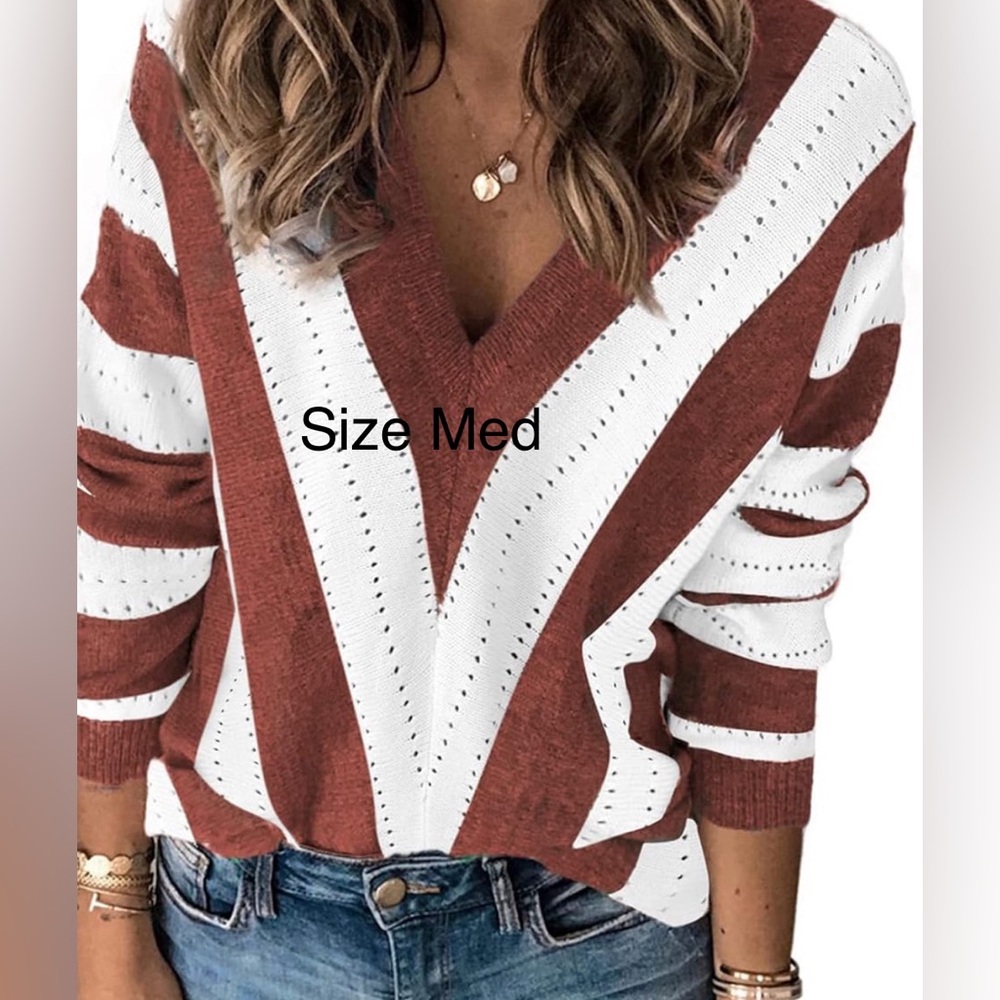 Color block sweater